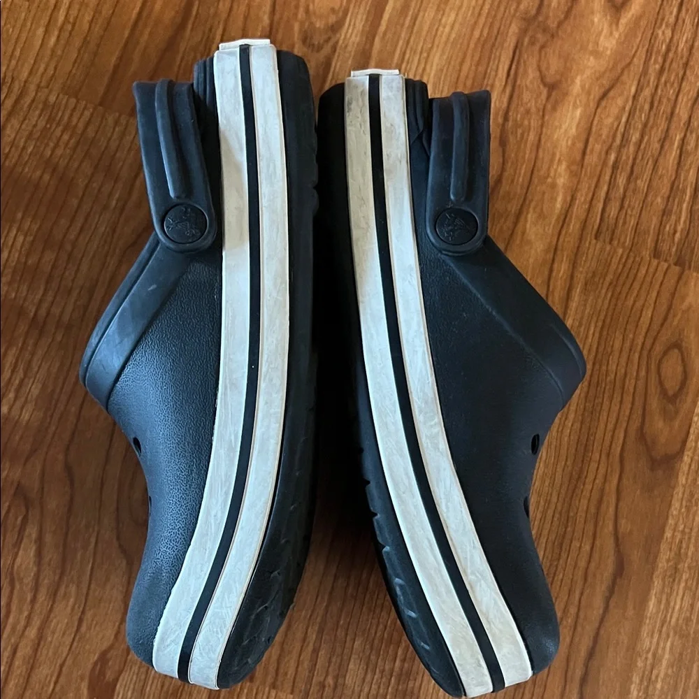 CROCS Kids Black and Tan Sandals - Picture 3 of 5